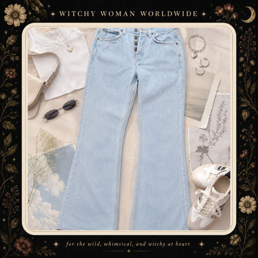 Light Wash Jeans Etica Amis Relaxed Boot Size 27 Organic Cotton